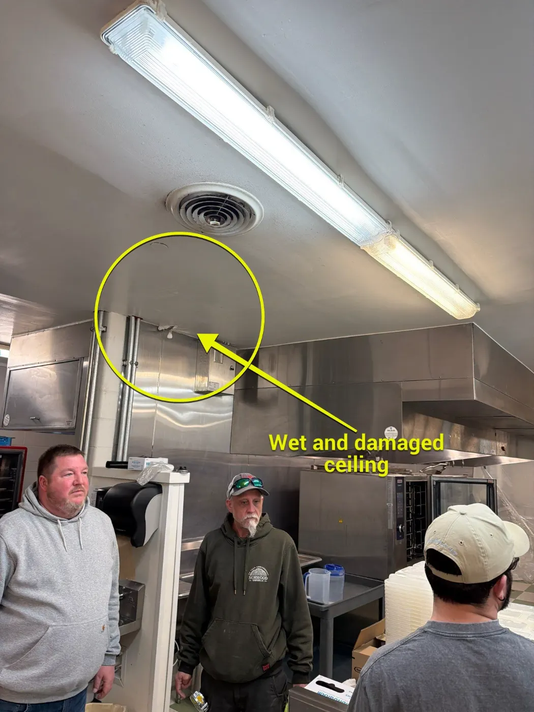 Large-scale water extraction in Heron Hill business space